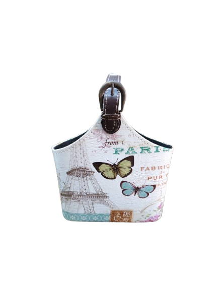 Διακοσμητικό Καλάθι “Paris” με Πεταλούδες